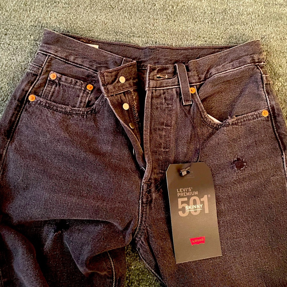 Levi’s 501 Skinny Jeans (never worn)